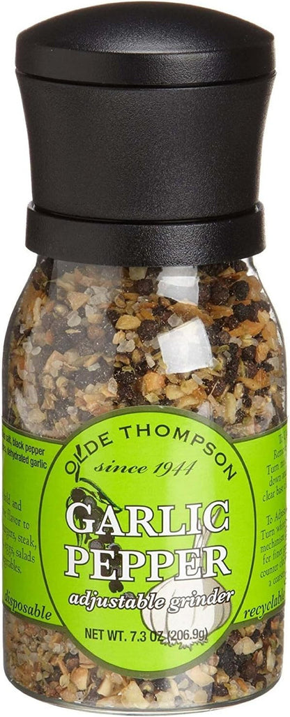 Olde Thompson Adjustable Grinder, Garlic Pepper, 7.3 Oz1