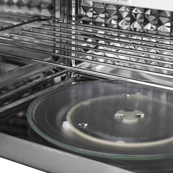 ZLINE over the Range Convection Microwave Oven in Stainless Steel with Traditional Handle and Sensor Cooking6