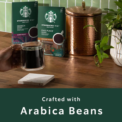 Starbucks via Ready Brew Colombia Coffee, 50-Count | 100% Arabica Instant Coffee Packets; Single-Origin Colombia Medium Roast; 1 Box, 50 Packets6