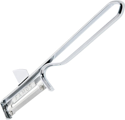 Famos 117122E7 Vegetable Slicer with 3 Slices + 1 Peeler Stainless Steel Blades Schnitzel Mouli Set5