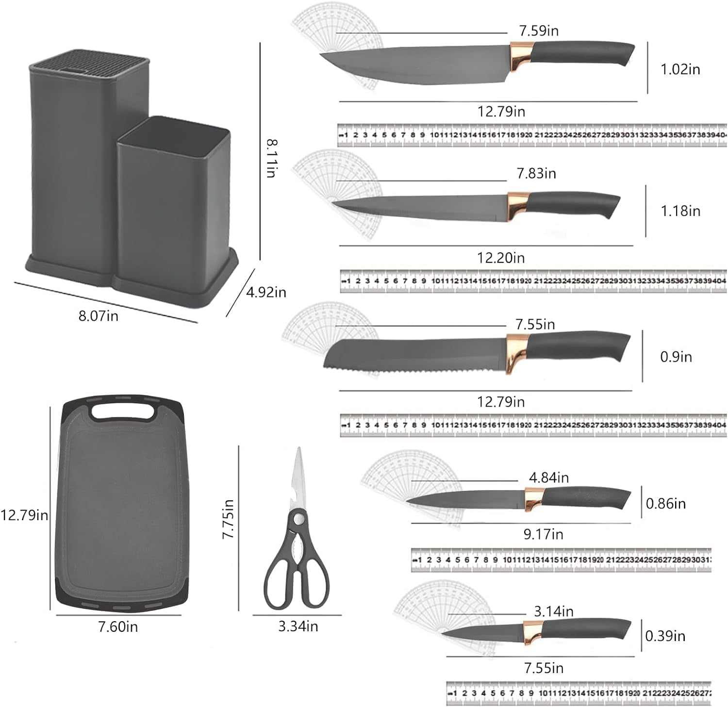 kitchen-utensils-set-knife-set-with-block-19-piece-all-in-one-cooking-set-12-nonstick-silicone-utensils-5-sharp-stainless-steel-chef-knives-cutting-board-dishwasher-safe-gift-set-gray