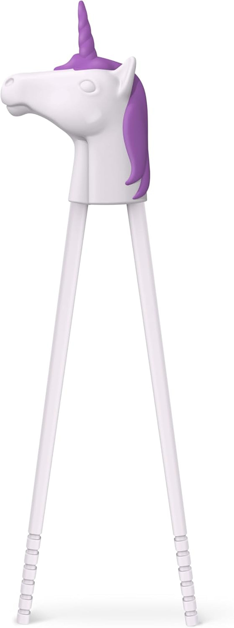 genuine-fred-munchtime-unicorn-chopsticks-for-kids-purple-and-white-reusable-beginner-chopsticks-with-animated-interactive-design-fun-gift-and-picky-eater-solution