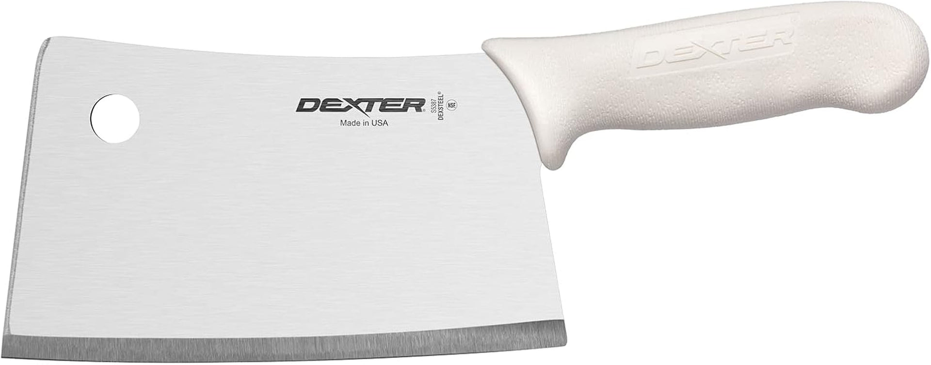 7-stainless-meat-cleaver-s5387pcp-high-carbon-steel-blade-textured-slip-resistant-handle-nsf-certified-heavy-duty-cleaver-for-butchering-bbq-and-kitchen-prep-made-in-the-usa