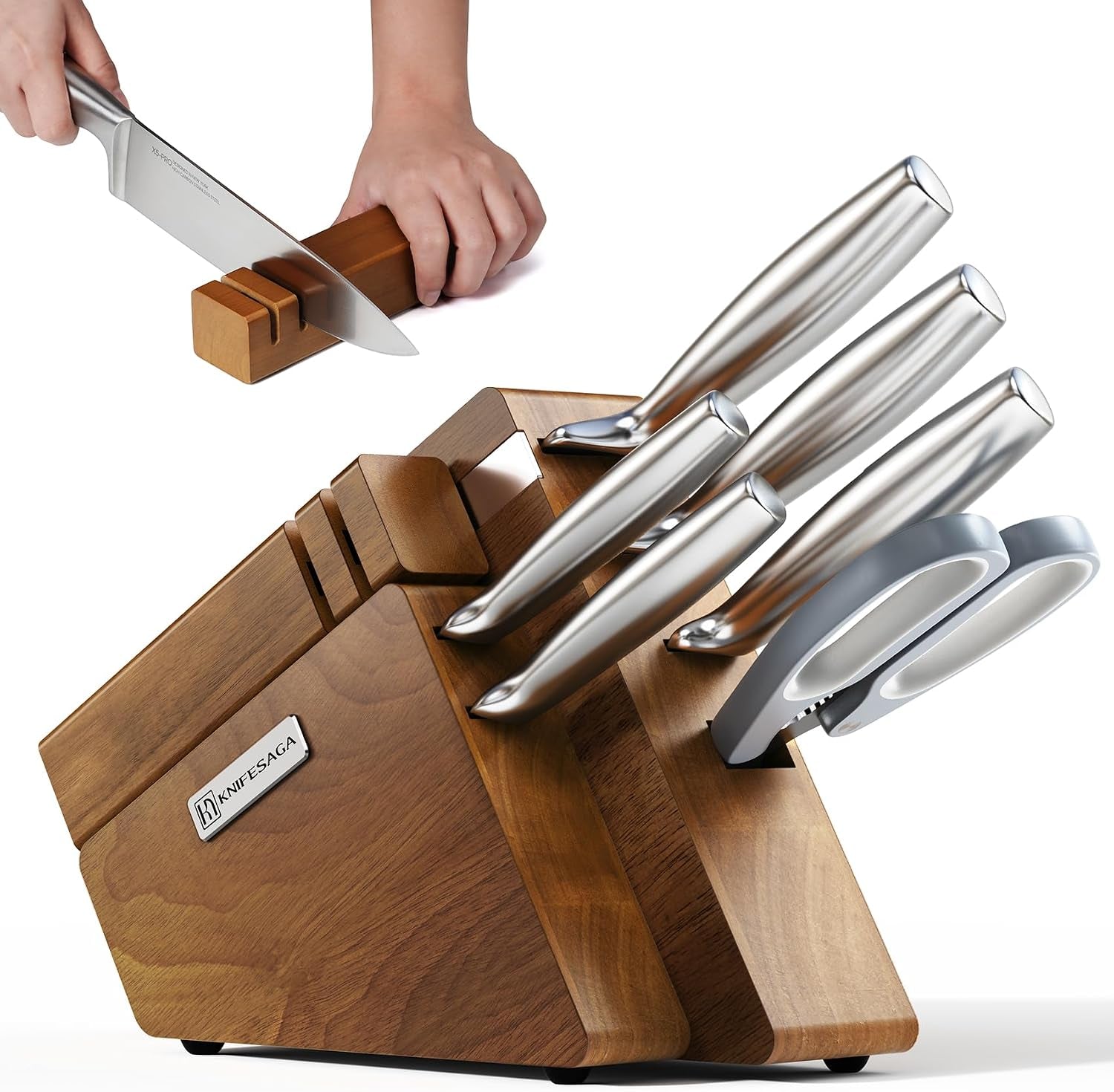 kitchen-knife-set-with-block-and-detachable-sharpener-8-piece-high-carbon-stainless-steel-knife-block-set-fully-forged-blades-compact-design