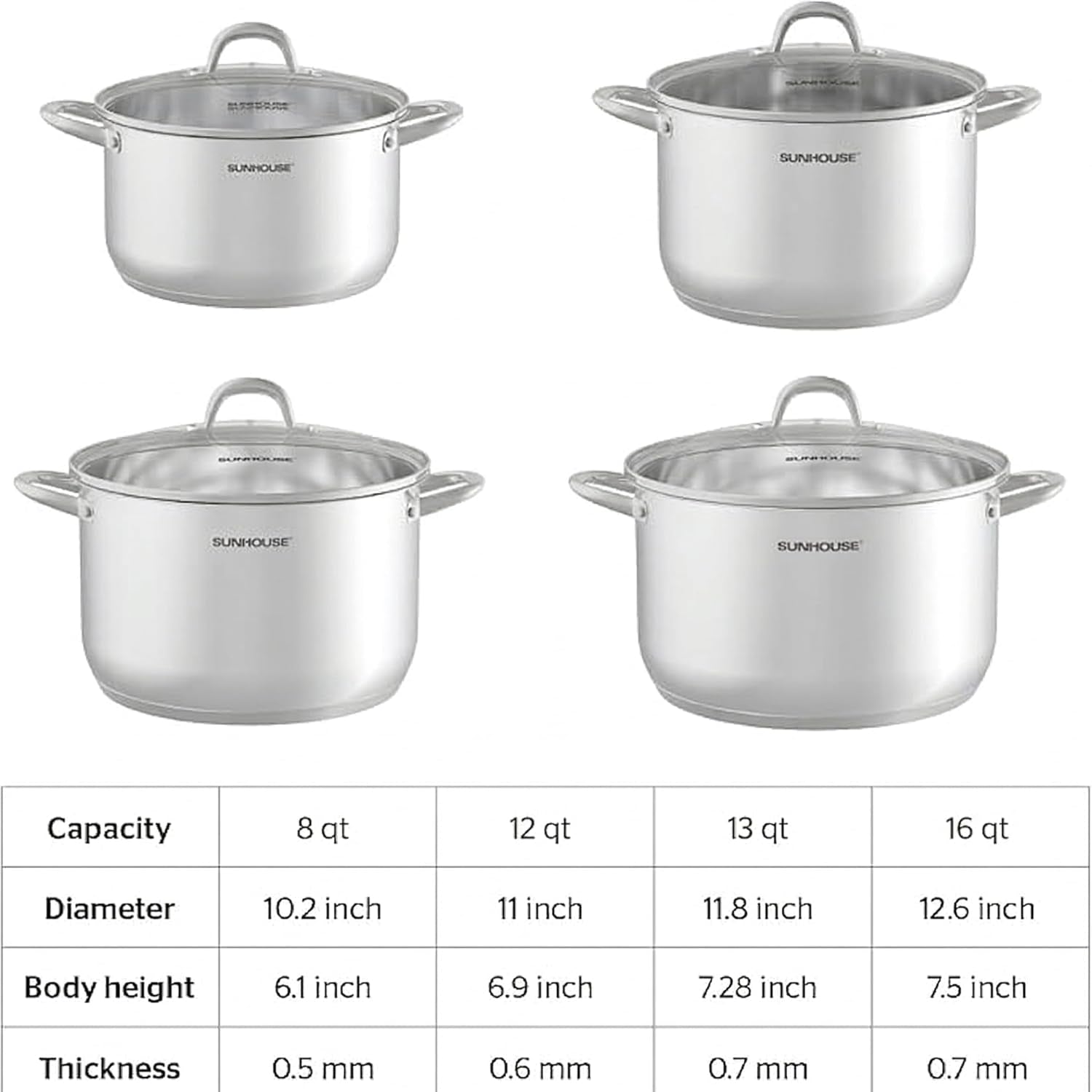 stainless-steel-stock-pot-11-quart-tempered-glass-lid-3-ply-bottom-soup-pasta-food-boil-simmer-all-cooktops-dishwasher-oven-safe-big-pots-for-pasta-soup-stockpot-for-canning-seafood-boil-with-impact-bonded-base-oven-safe-induction-compatible