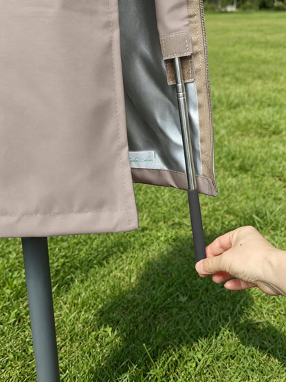 Umbrella Cover for 6Ft to 9Ft Patio Umbrellas, Waterproof and Durable Market Umbrella Cover with Zipper and Rod5