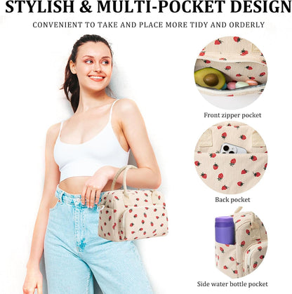 Insulated Lunch Bag for Women Men Large Reusable Lunch Box Adult Leakproof Portable Cooler Tote Bags for Work Picnic3