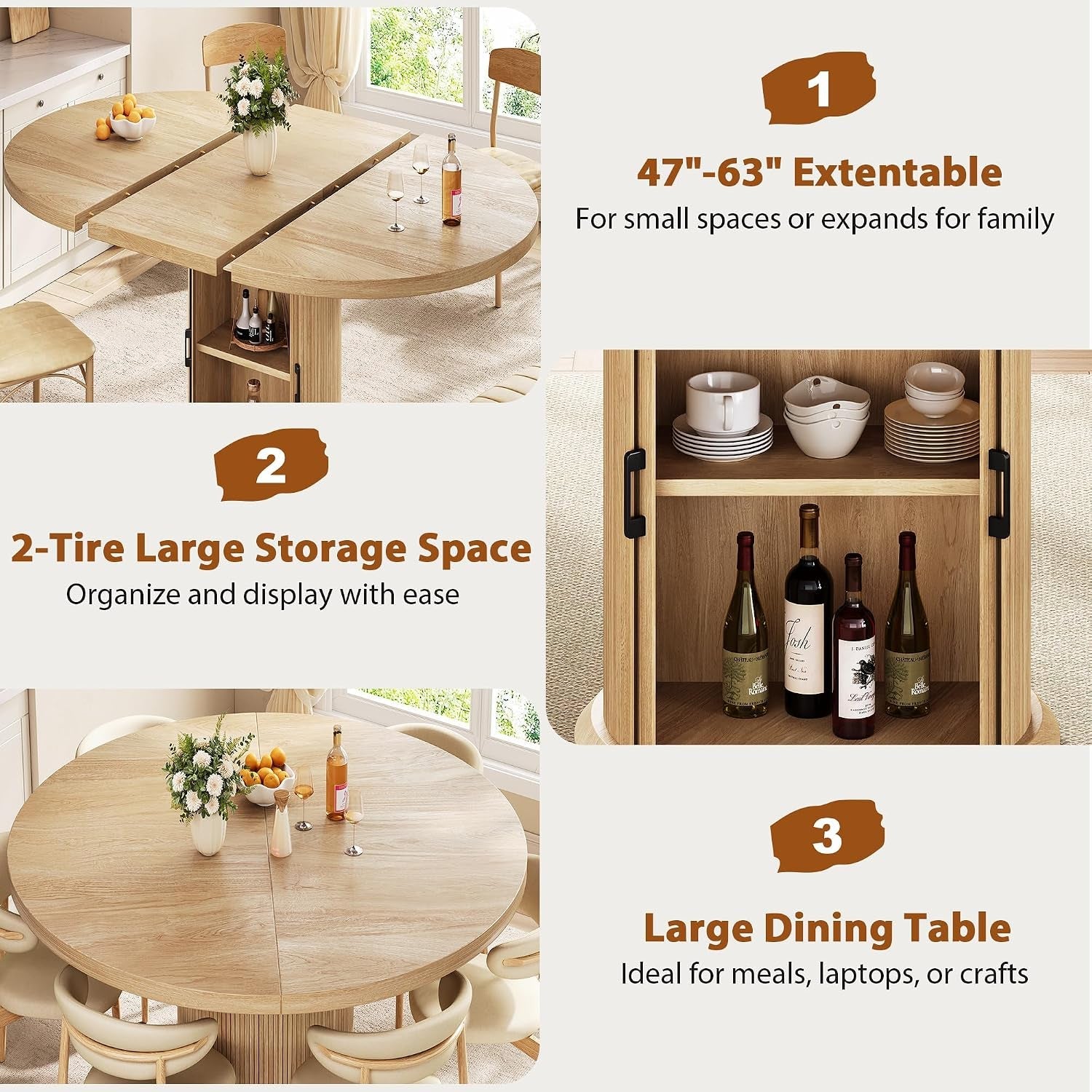 47-63-extendable-round-kitchen-dining-room-table-for-4-6-with-2-tier-storage-shelf-dust-proof-space-saving-expandable-wood-oval-circle-dinner-furniture-with-pedestal-base-natural-oka