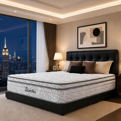 12 Inch Queen Hybrid Mattress, Medium Firm Gel Memory Foam3