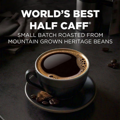 Half Caff Medium Roast Coffee Pods, 100Ct | Half-Caffeinated Medium Roast Coffee in Single Serve Pods – Compatible with Keurig Coffee Makers2