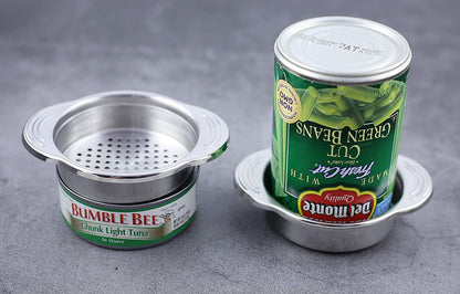 Can Strainer - Tuna Strainer - Food Grade 304 (18/8) Stainless Steel, Dishwasher Safe, Food Strainer, Can Colander, Easy to Clean, Eco-Friendly5
