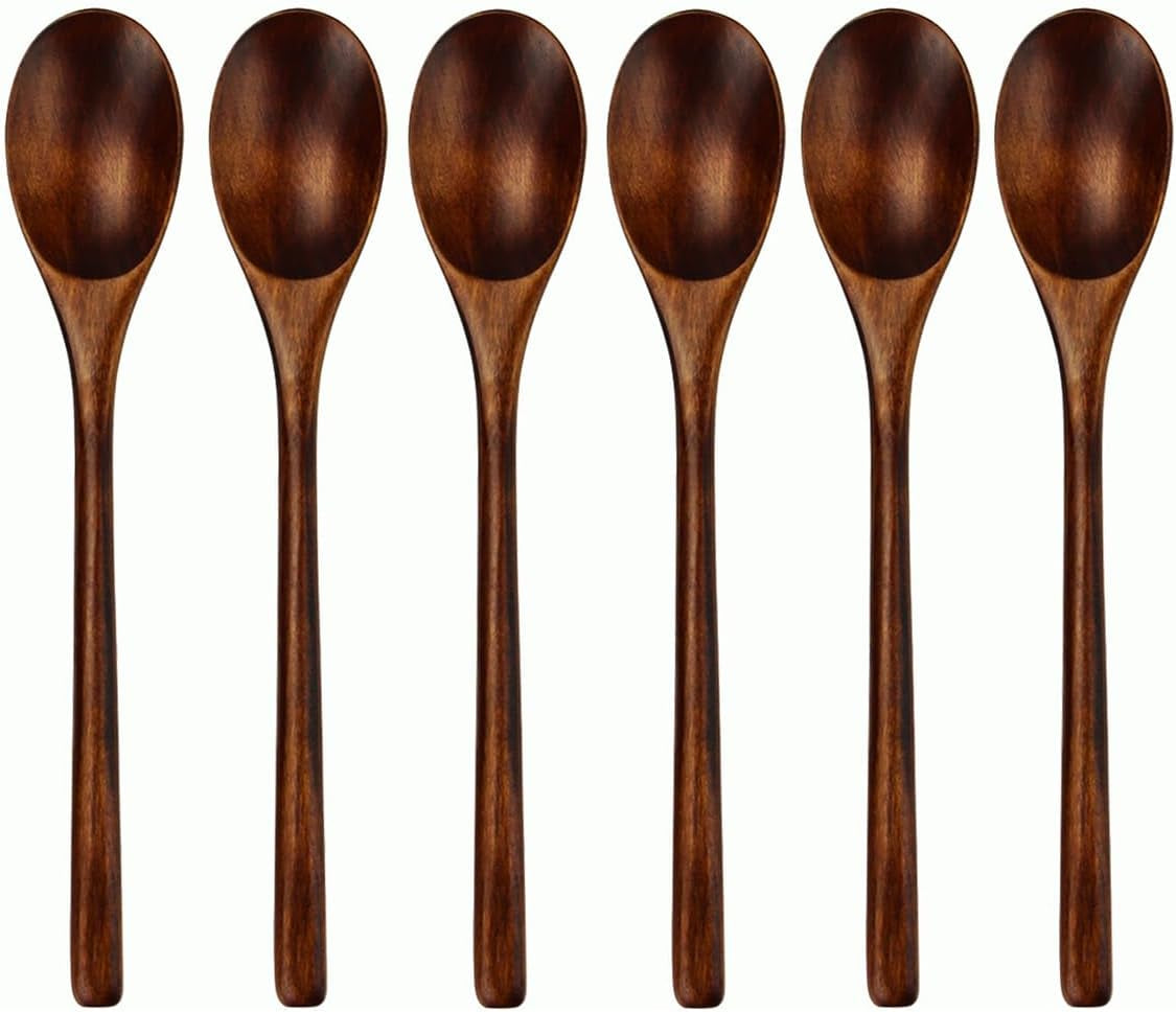 9-in-wooden-spoons-for-eating-6pcs-japanese-natural-soup-spoons-wooden-spoon-for-cooking-mixing-stirring-honey-tea-soda-dessert-coconut-bowl-korean-wooden-spoons
