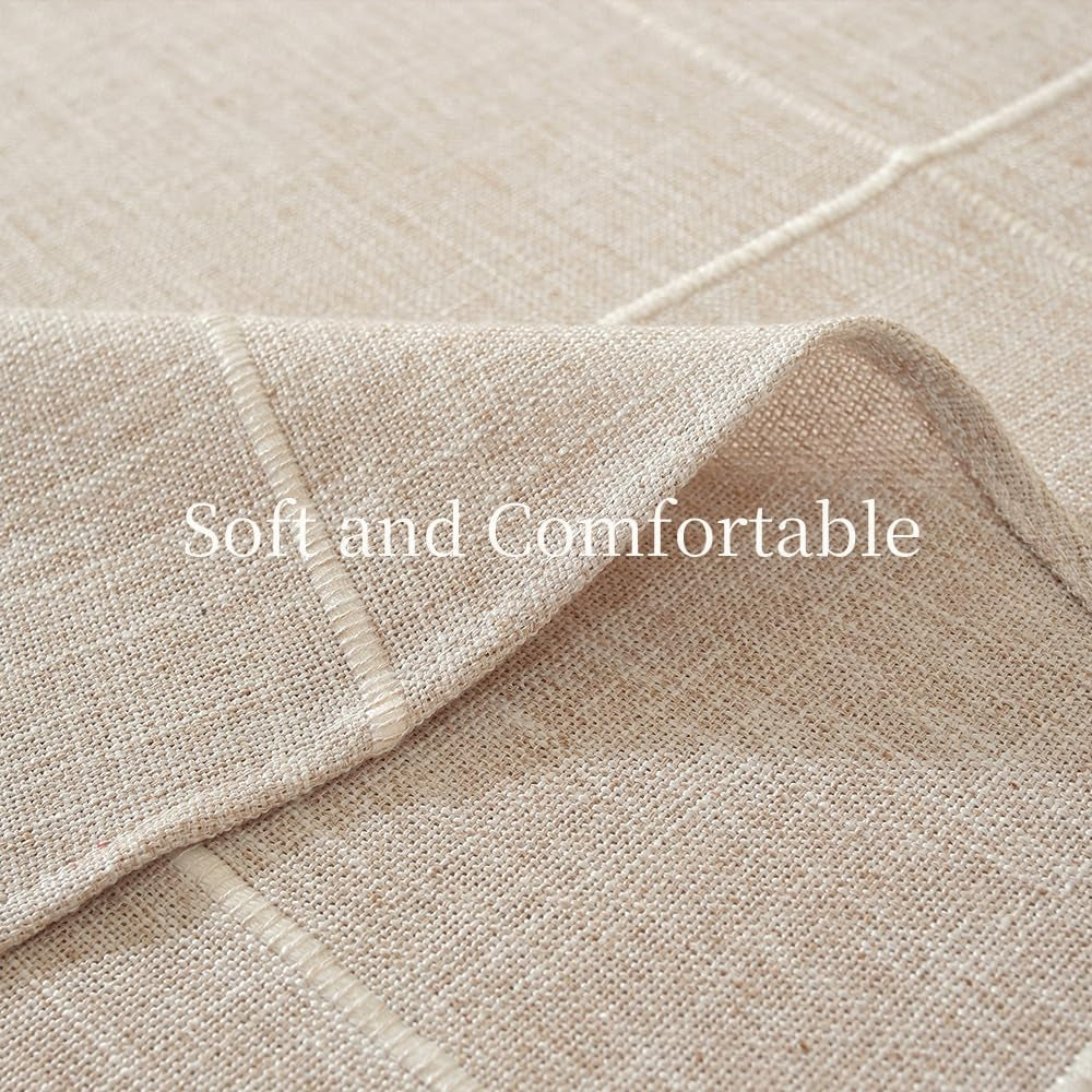 linen-table-cloth-round-70-inch-plaid-browm-round-tablecloth-70-in