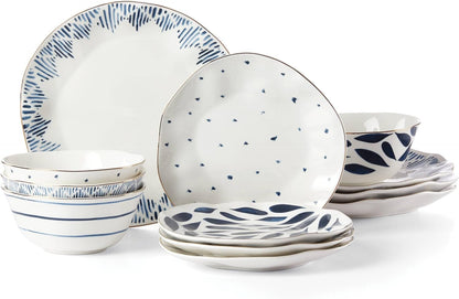 Blue Bay 12-Piece Dinnerware Set1