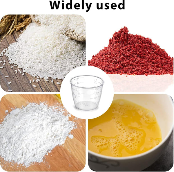 3PCS Rice Cooker Measuring Cup 160 Ml Plastic Rice Measuring Cups Transparent Rice-Cooker Cup Small Laundry-Measuring Replacement for Dry Liquid Ingredient Measuring-Cups5