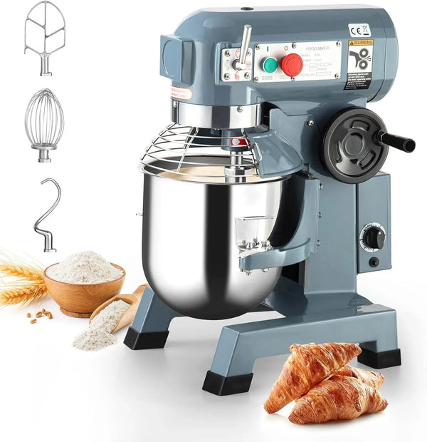 Commercial Food Mixer 15QT 600W 110V 3 Speeds Adjustable, Stainless Steel Bowl Stand Mixer with Safety Guard, Premium for Schools Bakeries Restaurants Pizzerias1