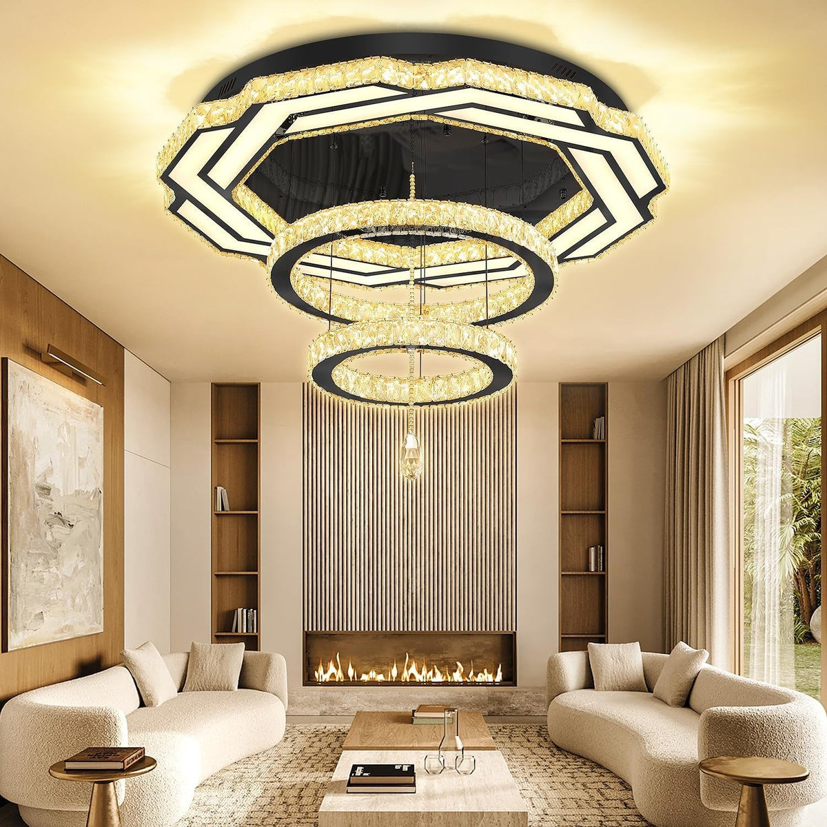 large-chandelier-dia-40-black-3-ring-crystal-chandelier-flush-mount-ceiling-light-for-living-room-dining-room-hallway-dimmable-led-celing-lighting