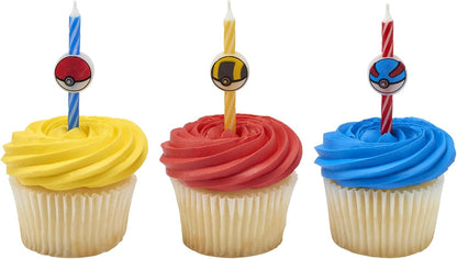 Pokèmon Birthday Candles | Party Cake Decoration Toppers | 6 Count10