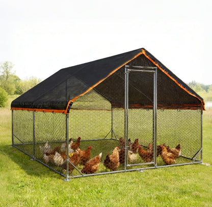 50% Shade Cloth for Garden-10X20 FT Breathable Mesh Tarp Sun Shade | for Vegetables & Plants, Outdoor Patio Sunshade with Grommets - Chicken Coop Dog Kennel Cover4