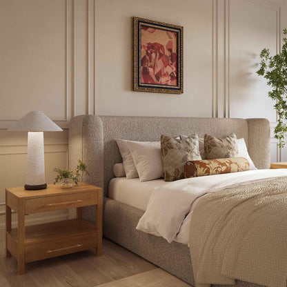 Babette Tan Boucle Queen Bed2