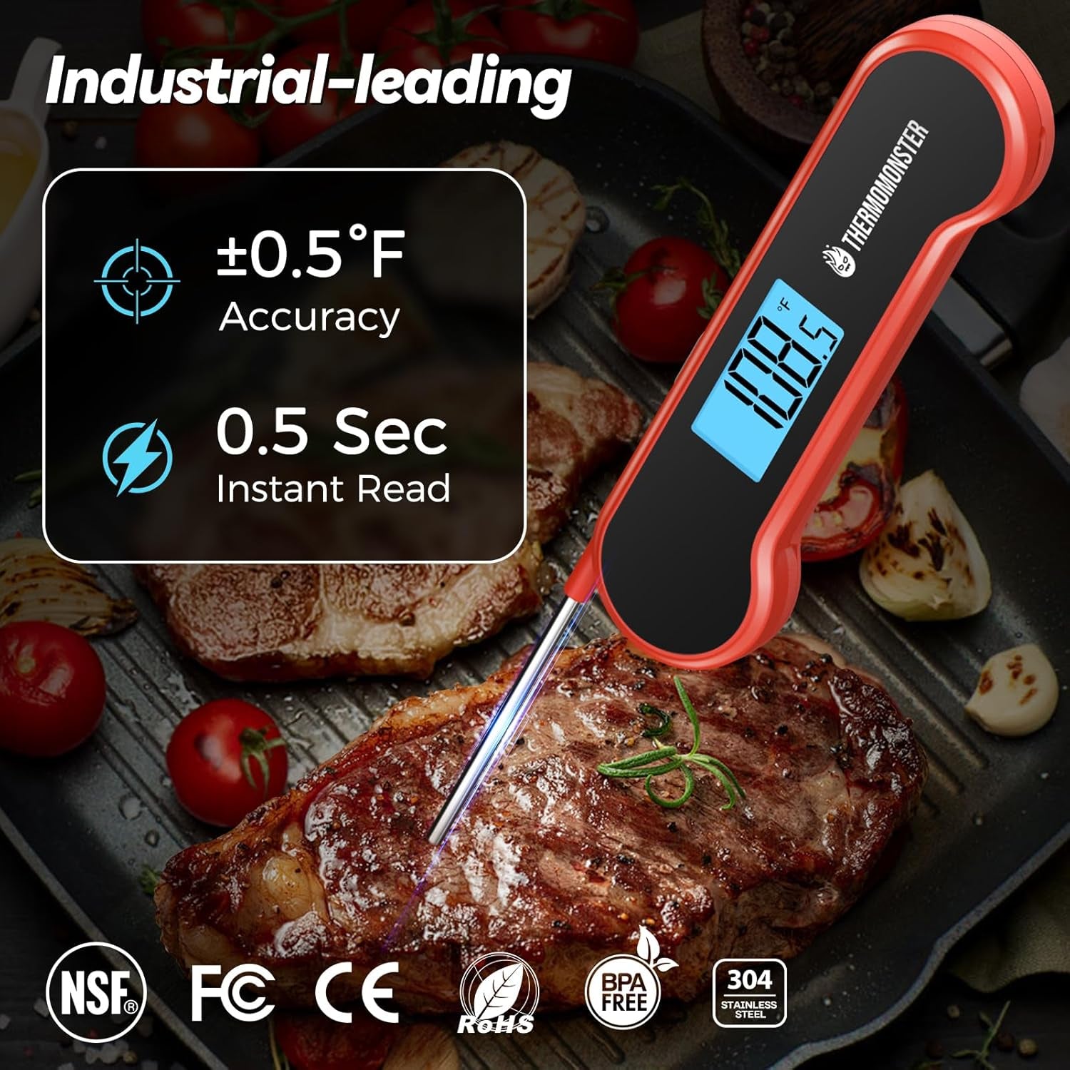 0-5-sec-instant-read-meat-thermometer-digital-for-cooking-red-nist-0-5-precision-food-thermometer-kitchen-gadgets-for-oven-grill-candy-bbq-accessories-gifts-for-him-dad-men-birthday