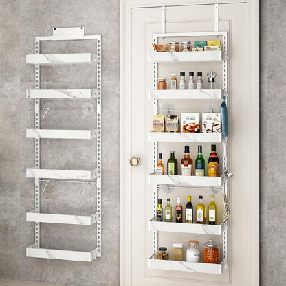 over the Door Pantry Organizer, 6-Tier Adjustable Basket Spice Rack1