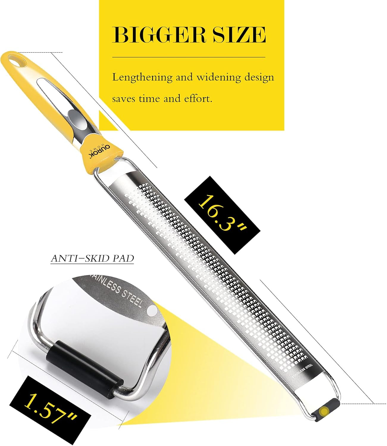 kitchen-lemon-zester-stainless-steel-hand-held-parmesan-cheese-grater-for-ginger-chocolate-coconut-lime-nutmeg-citrus-fruit-vegetable-with-cleaning-brush-dishwasher-safe-yellow