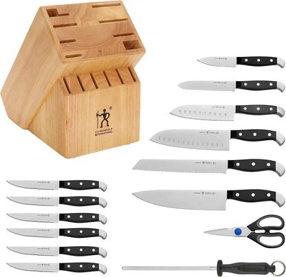 Henckels Statement 15-Pc Knife Block Set, Razor-Sharp, German Engineered | Informed by 100+ Years of Mastery. Dishwasher Safe, Comfortable Grip Ideal for Everyday Cooking. High Quality Stainless Steel2