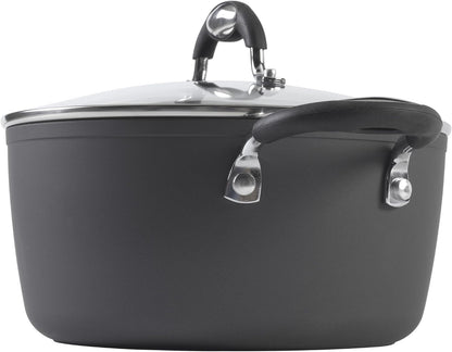 Impact 10-Piece Textured Aluminum Cookware Set with Pots, Pans, and Dutch Oven, Nonstick Pots and Pans Set for Kitchen, Gray9
