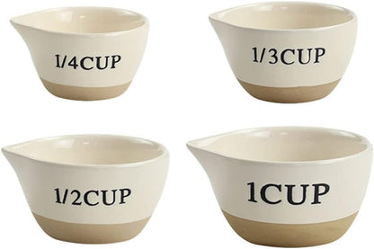 Ceramic Milk Measuring Cup Egg Measuring Bowl Baking Bowl, Set of 41