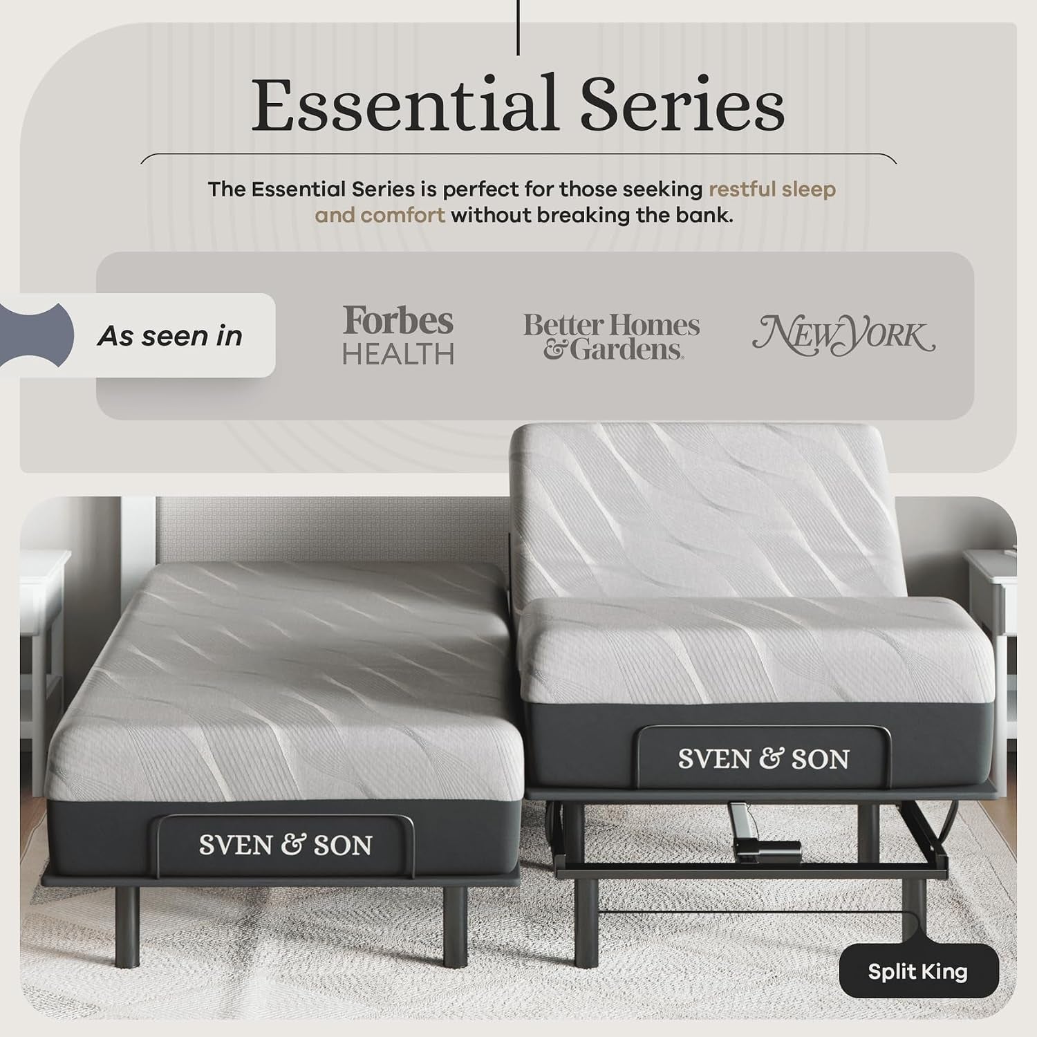 sven-son-essential-adjustable-bed-base-frame-14-inch-hybrid-spring-matt-medium-soft-easy-assembly-head-and-foot-lift-memory-positions-zero-gravity-wireless-remote-split-king