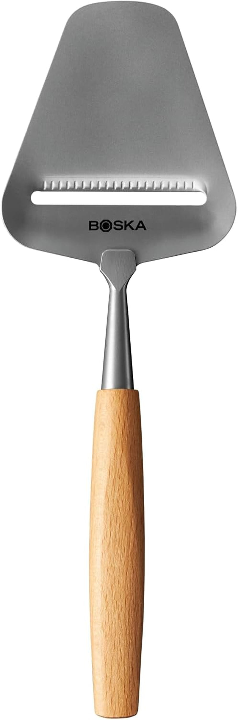 boska-cheese-slicer-amigo-slicer-for-mature-and-aged-cheese-ergonomic-handle-stainless-steel-beech-wood-non-stick-thanks-to-bsf-treatment-also-for-slicing-vegetables