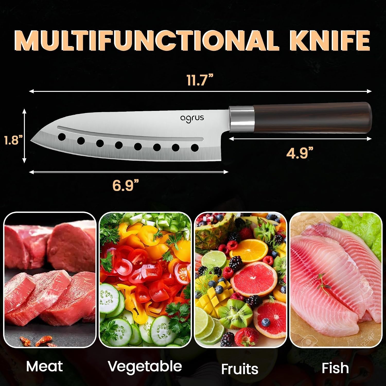 santoku-knife-santoku-chef-knife-with-plastic-grip-7-inch-japanese-santoku-knife-versatile-knife-for-chopping-slicing-mincing-steel-blade-with-holes-cuts-meat-fish-vegetables