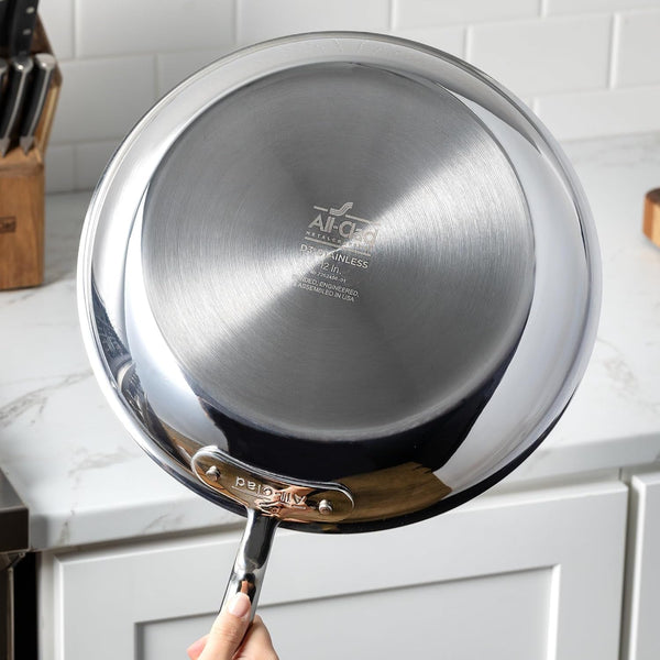 All-Clad D3 3-Ply Stainless Steel Fry Pan Set 2 Piece, 8, 10, Inch Induction Oven Broiler Safe 600F Pots and Pans, Cookware Silver | the Original Bonded Professional Cookware, Cooking Set, 8 & 10" Skillet Set, Induction Compatible, Oven Safe up to 600F8