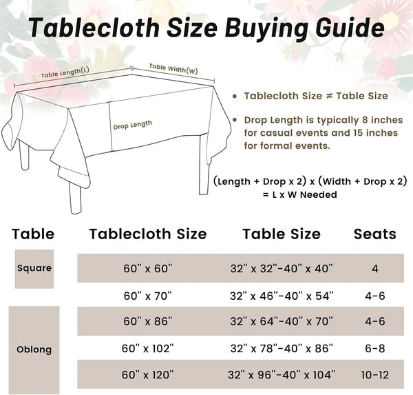 Square Vintage Cotton Linen Tablecloth with Stitching Tassels Washable Fabric Table Cover for Dining Kitchen Tea Party, 60 X 60 Inches, Green Pine Cone6