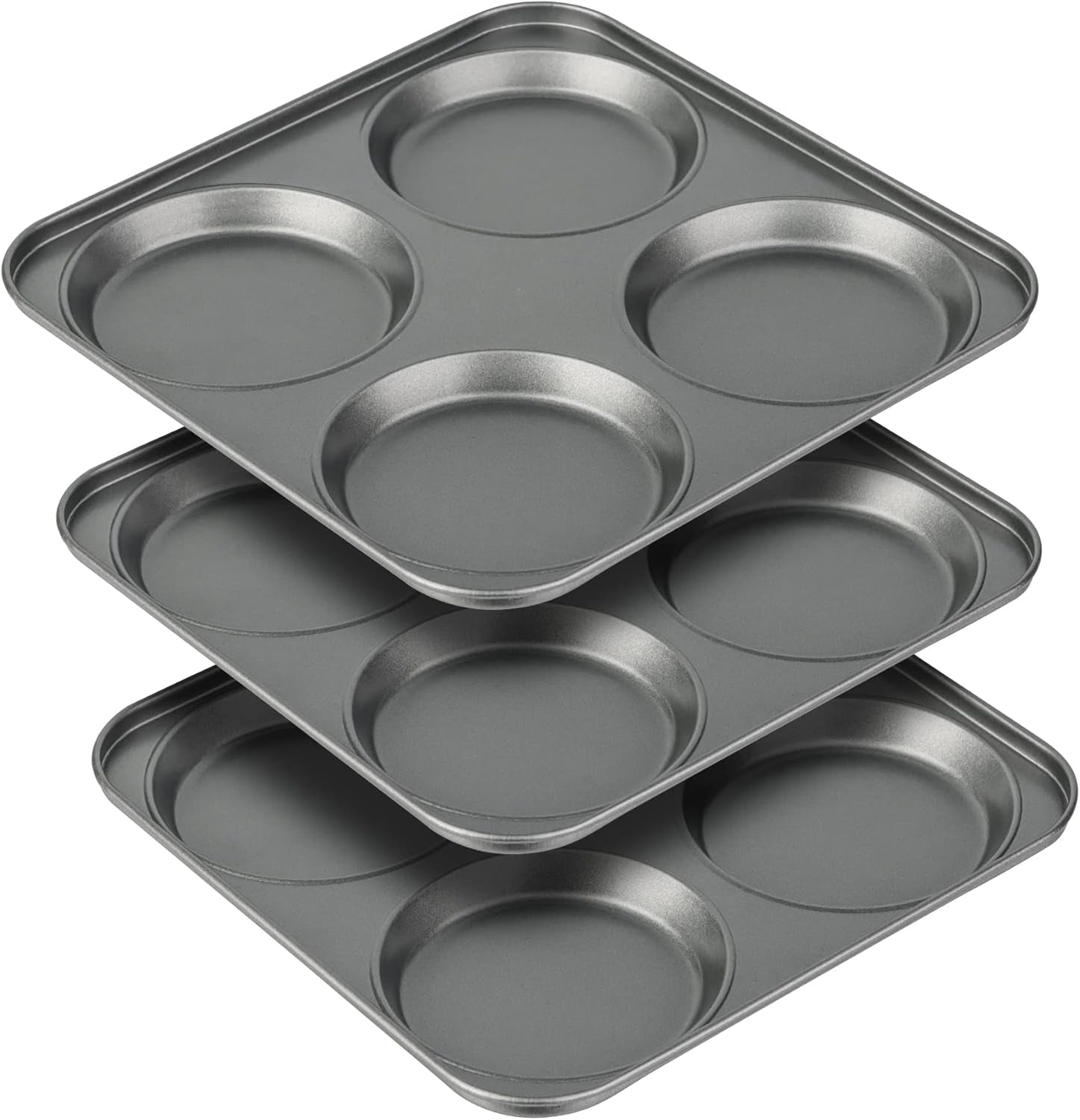 muffin-top-pan-4-cup-hamburger-bun-pan-large-whoopie-pies-pan-non-stick-bakeware-for-eggs-cornbread-small-cake-layers-and-drop-cookies-set-of-3
