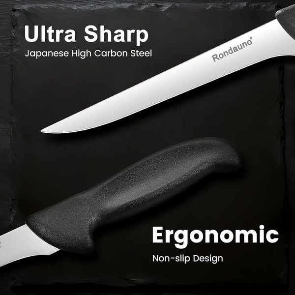 Boning Knife, Deboning Knife 6 in Razor Sharp Blade Cutting Meat3