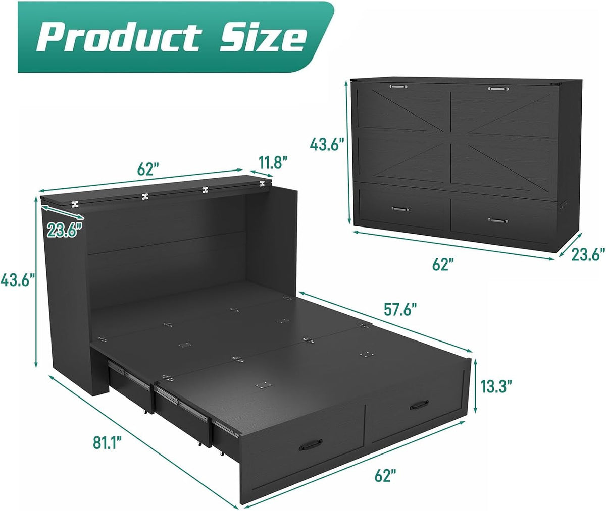 queen-size-murphy-chest-bed-with-drawer-and-charging-station-farmhouse-wood-space-saving-hidden-folding-bed-chest-multifunctional-storage-cabinet-beds-for-bedroom-office-black