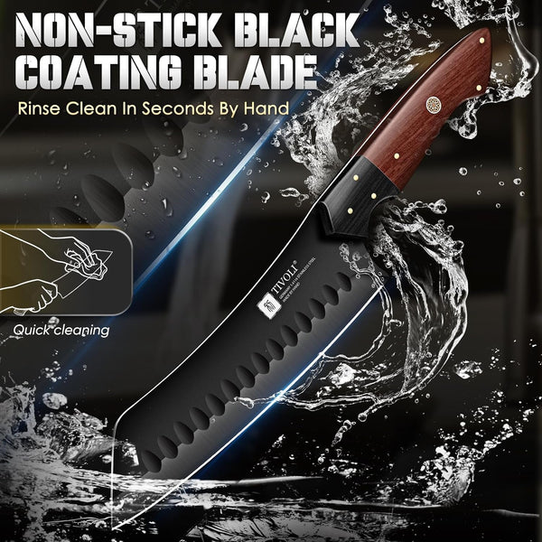 Santoku Knife 7 Inch - Japanese Chef Knife for Fish - Bunka Knives6