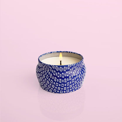 Capri Blue Volcano Scented Mini Tin Jar Candle - Luxury Candles for Home Scented with Tropical Fruit & Sugared Citrus - Soy Candle Wax Blend (Blue, 3 Oz)2