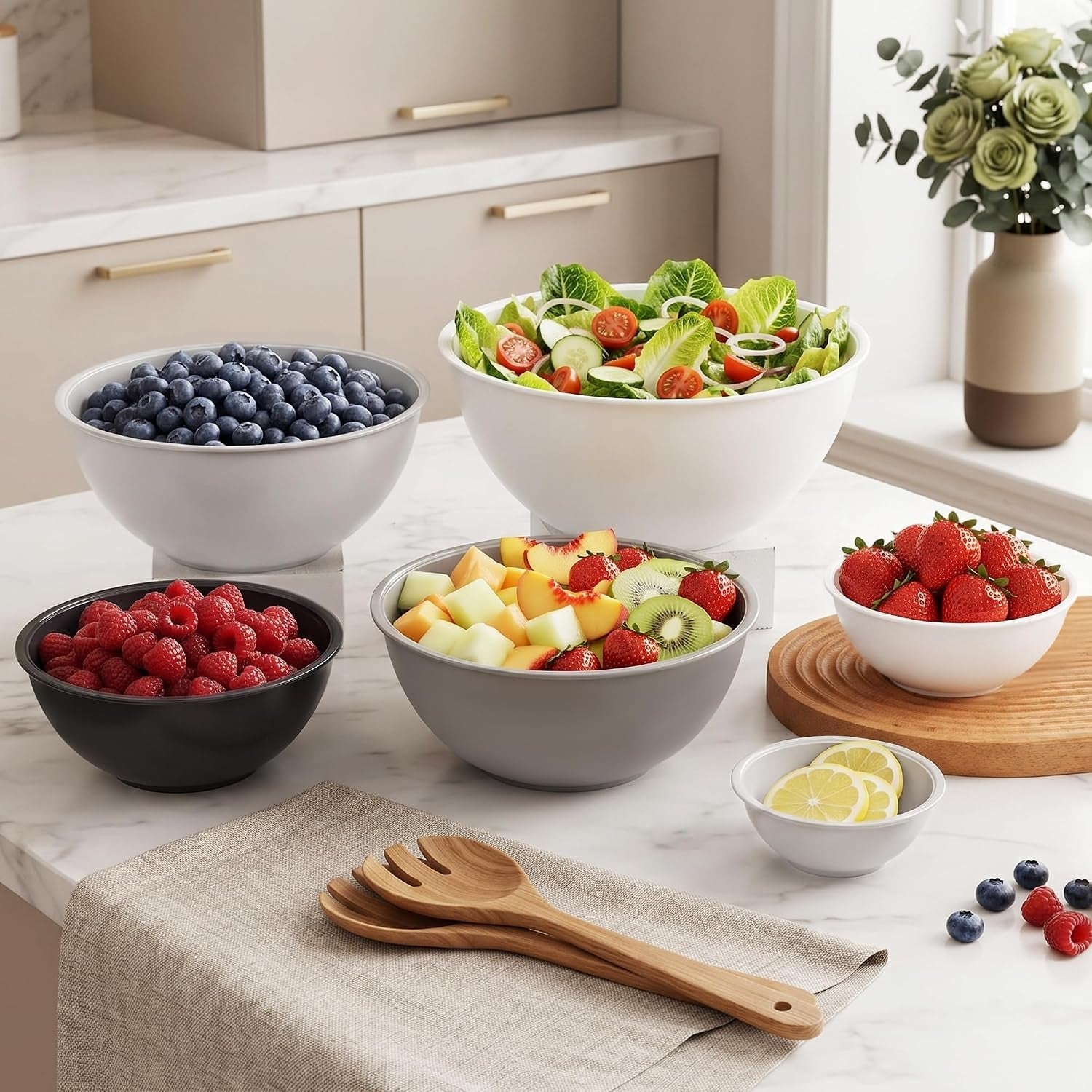 bpa-free-plastic-round-mixing-bowl-with-lids-12-pack-nesting-bowls-with-lids-set-microwave-and-dishwasher-safe-prep-serving-bowls-great-for-mixing-baking-serving-white-12pcs