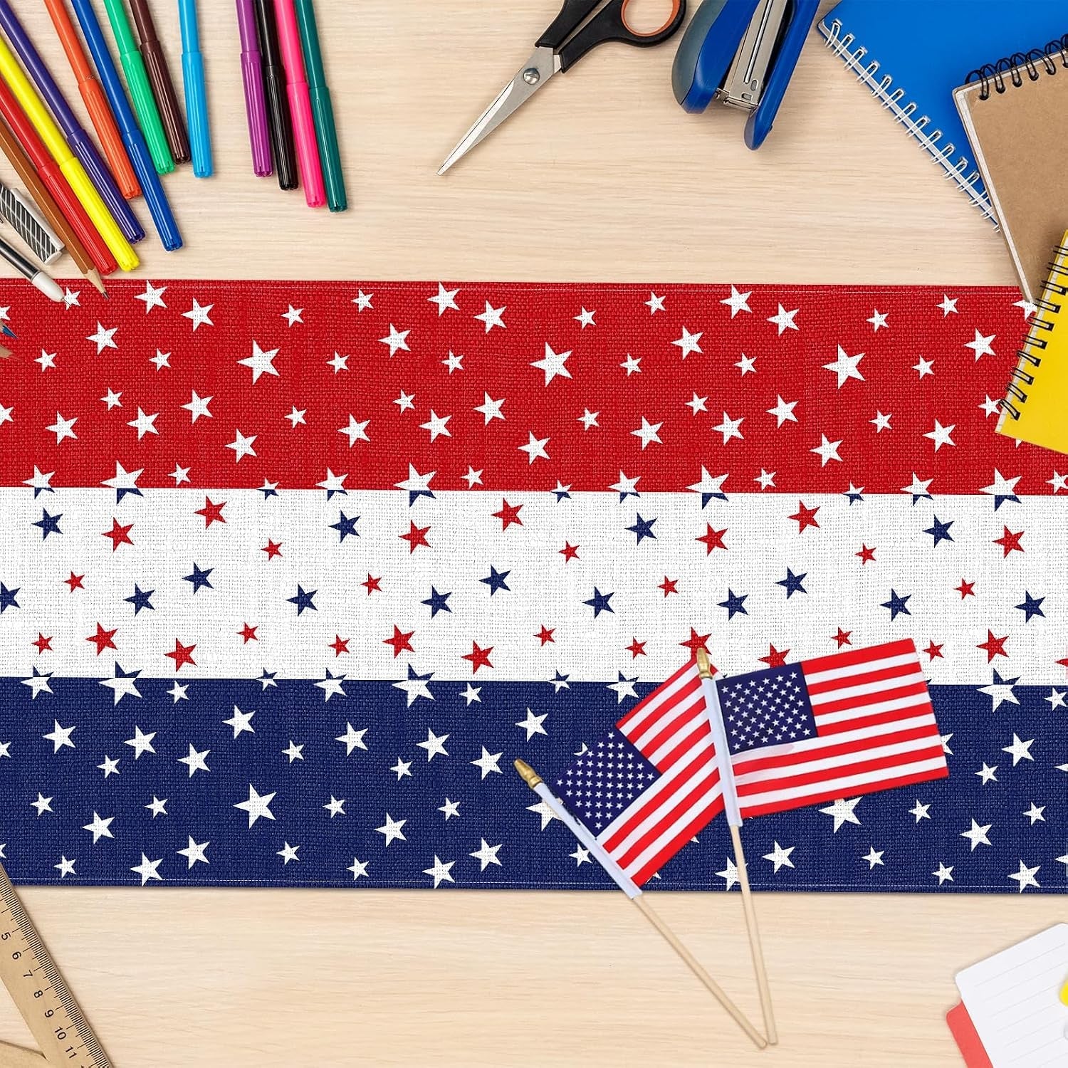 72-x-13-inches-patriotic-table-runner-red-white-and-blue-star-print-american-flag-runner-for-4th-of-july-memorial-day-veterans-day-and-independence-day-table-top-kitchen-decorations