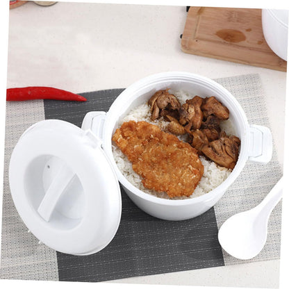 2Pcs Microwave Rice Cooker Portable Food Container for Steaming Rice Home Use Rice Cooker for Microwave Cooking Simple and Convenient Rice9