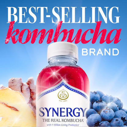 the Real Kombucha - Gingerberry - 16 Fl Oz Bottle - Raw Probiotic Drink for Gut Health and Immune Support6