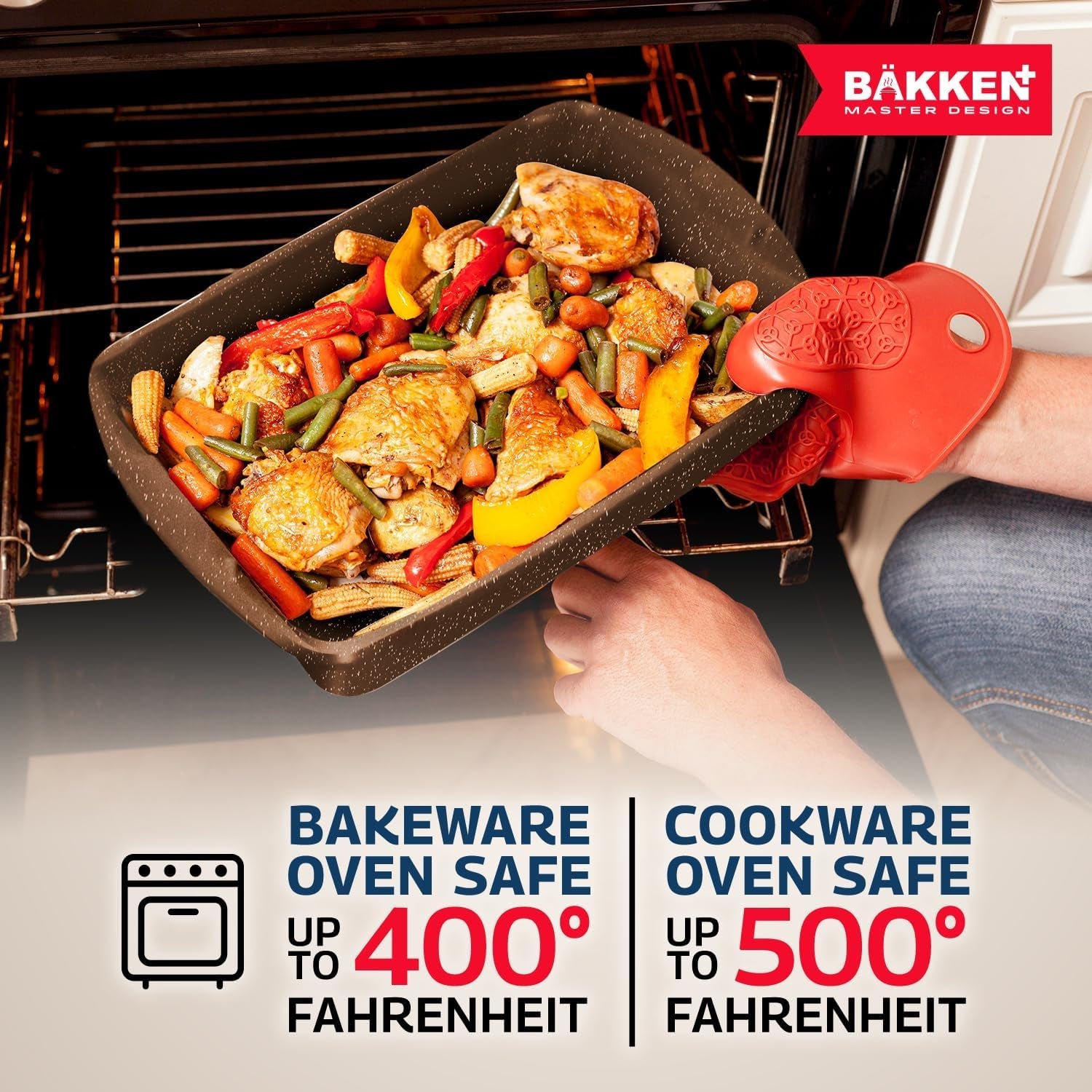 bakken-master-38-piece-granite-cookware-and-bakeware-set-nonstick-granite-coating-pots-and-pans-with-detachable-handles-and-tempered-glass-lids-6-piece-bakeware-set-12-piece-mixing-bowls-brown