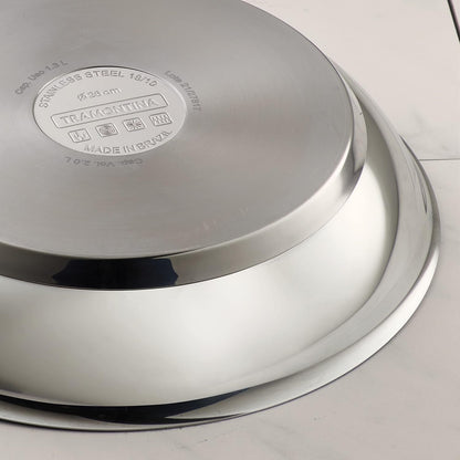 Tri-Ply Base Stainless Steel 10-Inch Non Stick Frying Pan | Skillet with Reinforced Nonstick Coating, Dishwasher and Oven Safe5