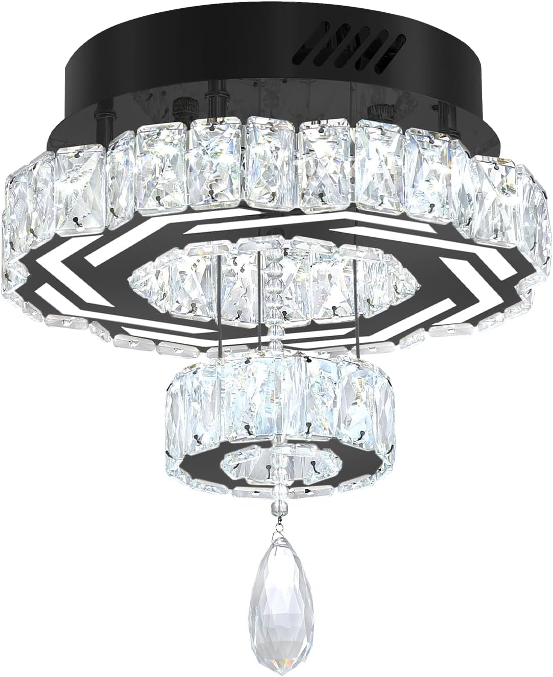 12-modern-crystal-chandeliers-black-flush-mount-ceiling-chandelier-mini-chandelier-for-hallway-led-dimmable-crystal-pendant-light-for-dining-room-living-room-bedroom