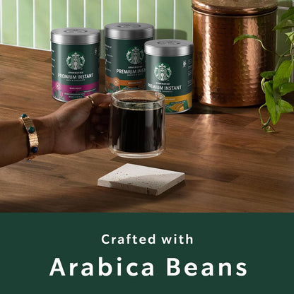 Starbucks Premium Instant Coffee Dark Roast, 3 Tins 3.17 Oz | 100% Arabica Premium Instant and Microground Coffee; Dark Roast; 3 Tins, 3.17 Oz Each7