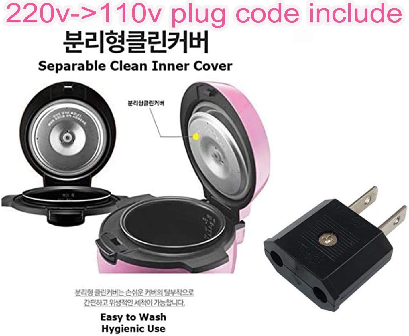 electric-mini-rice-cooker-cje-a0306-for-3-4-people-white-color-220v110v-plug-code-include-korean-electric