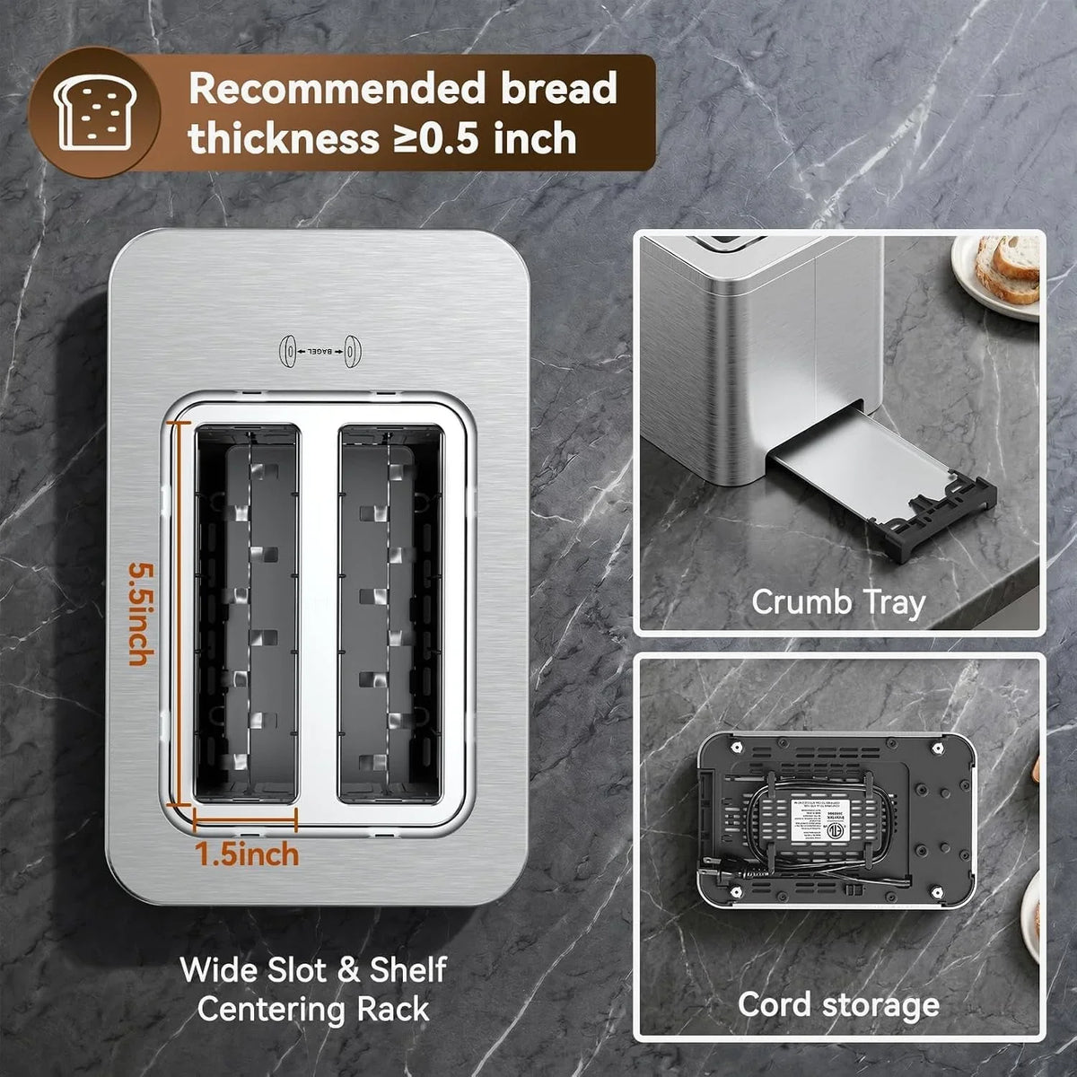 2-slice-smart-touchscreen-toaster-stainless-steel-wide-slot-toasters-with-auto-lift-30-minute-warm-memory-function-defrost-auto-shutoff-digital-electric-bread-toaster-for-bagels